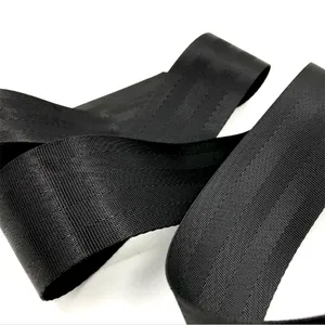 Custom Size And Color Bag Strap Seat Belt Nylon PP Twill Herringbone Fold Webbing Tape