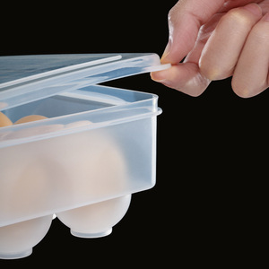 FaSoLa Egg <b>Storage</b> <b>Box</b> 15 Compartments With Lid <b>Stackable</b> Kitchen Food Container Transparent For Freshness - Product Image 3