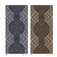 Alfombra de Hotel de Grado Comercial, Antideslizante, de Lana/Nylon Jacquard de Alta Resistencia, de Pelo Alto y Grueso para Vestíbulos, Pasillos y Corredores