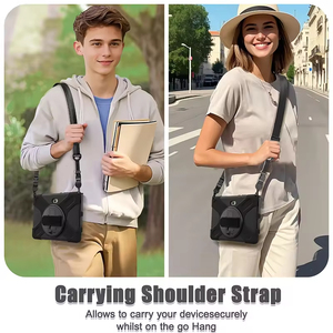 Custodia Robusta Antiurto per Tablet <span class=keywords><strong>Samsung</strong></span> Galaxy <span class=keywords><strong>Tab</strong></span> Active 5 <span class=keywords><strong>Pro</strong></span> 10.1 con Cinghia da Polso e Tracolla, Supporto Integrato - Product Image 4