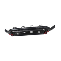 Modifications de camionnettes : Pare-chocs avant en acier, grille de protection, barre de protection, pare-chocs avec 2 feux LED pour Hilux Revo Hiace Prado