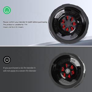 Remplacement de lame Ninj 7 ailettes pour Nutri Blender, lame de mélangeur - Product Image 6