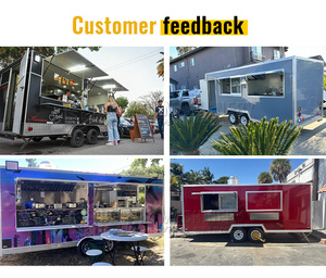Catering Food Truck Fully Equipped Taco Trailers Mobile <b>Kitchen</b> Pizza Coffee Cart Ice BBQ Truck Cheap Mobile Food Trailer BY-SST - Product Image 6