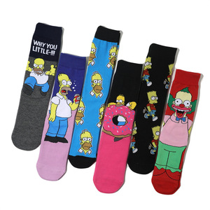 Chaussettes montantes unisexe en coton, motif licorne et <span class=keywords><strong>Sonic</strong></span>, style sport, vente chaude - Product Image 1