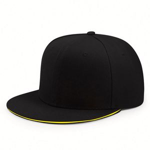 หมวกเบสบอลแบบ Snapback ปีกแบน ดีไซน์ใหม่ ขายส่ง หมวกเปล่า รับทำโลโก้ตามสั่ง แบบ Sandwich Snapback - Product Image 5