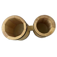 Bongo en peau de mouton naturelle, personnalisé avec logo, populaire, pratique et portable, instrument de percussion pour divertissement, vente en gros
