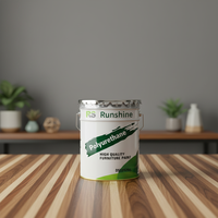 Revêtement liquide en polyuréthane écologique Runshine de qualité supérieure, transparent, haute brillance, durable, peinture pour meubles en bois, laque