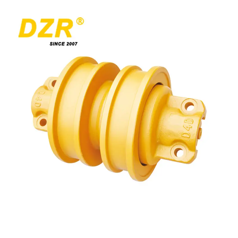 Çift alt boya silindirleri flanş parça buldozer Ripper Shank desen D7f D7g D85ess-2A için Doosan kapı Dozer tek silindir