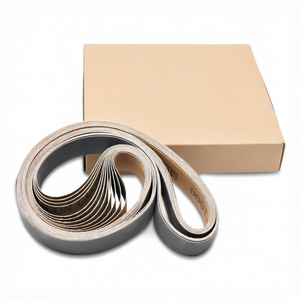 2x72'' P36 Grit 240 0.6mm Thickness Silicon Carbide High Hardness <b>Abrasive</b> /Toroidal Sanding Belt Knife Making OEM Customized - Product Image 1