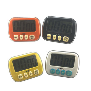 Kitchen Timer Digital Countdown 120 Min Memory Function Plastic Touch Control Yellow White Orange - Product Image 5