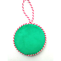 3.5 pouces de diamètre à la mode «Guns Up» brodé tapisserie d'arbre de Noël ornement décoratif usine en gros