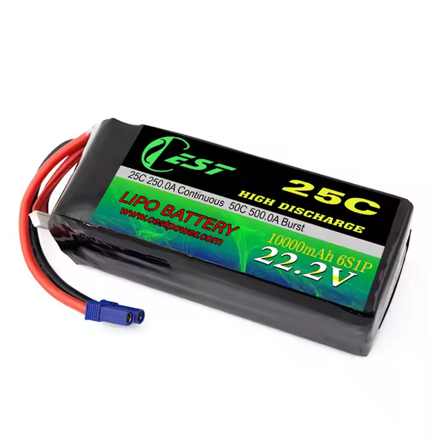 RC Lipo Battery 1000/2200/5200/10000mah 25c 50c 7.4V 2s 4s 5s 6s Li-polymer Battery Pack Drone Model Battery