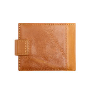 Cartera de Cuero Genuino para Hombre Eagle Hand Rub Color, Cartera Ultrafina Antimagnética RFID de Primera Capa de Piel de Vaca de Alta Gama - Product Image 2