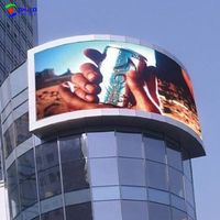 Écran vidéo LED extérieur grand format haute luminosité 6500cd, étanche IP65, modules LED P10mm pour panneau d'affichage publicitaire LED