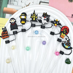 2025 nuevos productos Venta caliente Silicon <span class=keywords><strong>Super</strong></span> <span class=keywords><strong>Mario</strong></span> <span class=keywords><strong>Bros</strong></span> Straw Topper Charms Boot Soft Pvc a prueba de polvo - Product Image 4