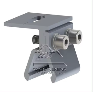YZ chi phí-hiệu quả năng lượng mặt trời bảng điều khiển gắn nhôm kim loại mái kẹp móc cài đặt nhanh chóng 25 năm bảo hành Anodized bề mặt cho - Product Image 4