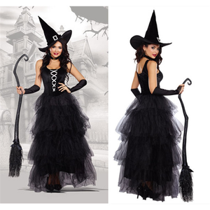 Déguisement de vampire en velours bon marché unisexe Halloween adulte moment magique en polyester - Product Image 6