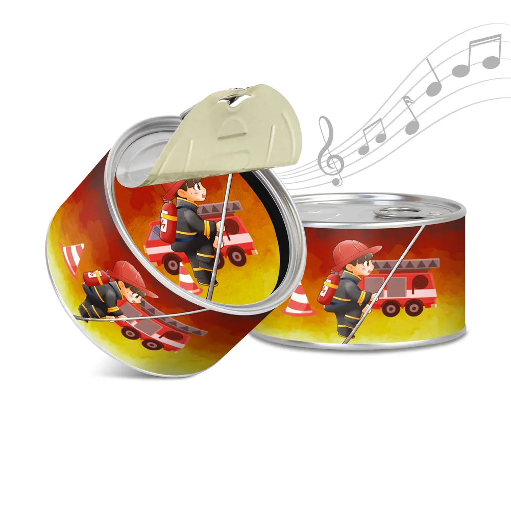 Prix nouveau Style nouveauté bébé Portable boîte de conserve boîte à musique nouveauté Souvenirs cadeaux pour les fêtes