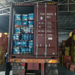 Chemises d'été pour femmes en polyester/coton mélangé, vêtements d'occasion en gros à prix réduit - Product Image 1