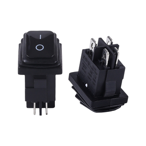 Bán Buôn 6A 220V Mini-Pin Carling Rocker Bảng Chuyển Đổi Với Ánh Sáng Màu Đỏ Chiếu Sáng On-Off Thuyền Kcd4 Nhà Máy Giá - Product Image 2