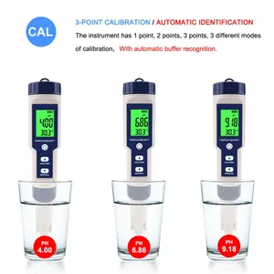 5 en 1 testeur numérique stylo salinité PH Temp EC & <span class=keywords><strong>TDS</strong></span> mètre <span class=keywords><strong>piscine</strong></span> eau salée eau potable testeur d'eau <span class=keywords><strong>piscine</strong></span> eau potable - Product Image 2