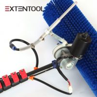 Perche télescopique lavable avec brosse à rouleaux pour le nettoyage des vitres