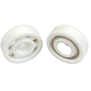 ลูกปืนเม็ดกลมร่องลึกขนาดเล็ก รุ่น Low Noise White 608ZZ P4 ZrO2 เหมาะสำหรับสเก็ตบอร์ดและเครื่อง CNC - Product Image 1