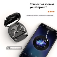 Nouveaux écouteurs sans fil 558Dultralight Slim Mini avec réduction active du bruit, affichage numérique et longue autonomie de la batterie