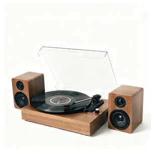 Gramófono Inalámbrico BOTO <span class=keywords><strong>de</strong></span> 3 Velocidades para <span class=keywords><strong>Tocadiscos</strong></span> con Sonido <span class=keywords><strong>de</strong></span> Alta Fidelidad, Crea Ambiente Vintage, Fácil Instalación para Uso Doméstico - Product Image 2