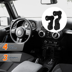 Universal Aluminum Car Gear <b>Shift</b> <b>Knob</b> Ergonomic Black 118mm 160mm Manual Transmission Handle - Product Image 2