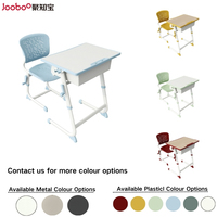 Chaise et bureau pour étudiant unique bureau d'école réglable et chaise bureau d'école et banc table et chaise d'étudiant pour l'école