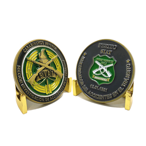Venta al por mayor del fabricante: Monedas personalizadas de metal plateado estilo antiguo, monedas de Chile y monedas estadounidenses de latón. - Product Image 4