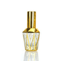 Flacons en verre à bille de 8 ml vides pour huiles essentielles, application de massage, avec corps électro-plaqué et bouchon de type bijou