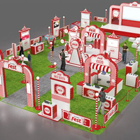 Stand d'exposition moderne MEGA, assemblage modulaire pour boutique éphémère, événement haut de gamme