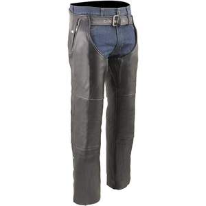 หนัง MLM5505รถจักรยานยนต์หนังสีดำพรีเมี่ยมของผู้ชาย2025 Chaps ความร้อนเรียงรายไปด้วยเทคเย็นสำหรับการแข่งรถ - Product Image 1