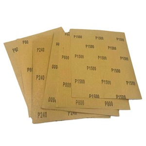 แผ่นกระดาษทราย230X280Mm P80กลาง P800 P240 P1500ฐานกระดาษซิลิกอนคาร์ไบด์มีกาวด้านหลังสำหรับขัดขัด - Product Image 1