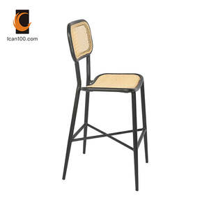 Taburete alto de ratán para exterior de la ciudad, silla tabouret para Bar - Product Image 5