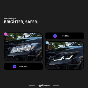 สำหรับฮอนด้าแอคคอร์ดรุ่น8th LED อัพเกรดประกอบไฟหน้าพร้อมการติดตั้งแบบปลั๊กแอนด์เพลย์ในเวลากลางวัน - Product Image 6