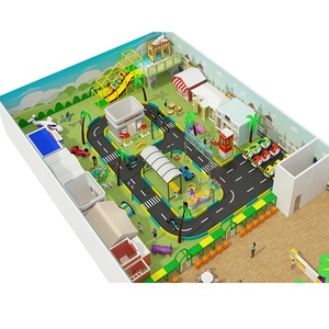 Attrezzatura Commerciale per Parco Giochi al Coperto per Bambini, Design Personalizzato, Casa Gioco per Giochi di Ruolo 'La Mia Città' - Product Image 1