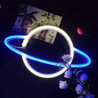 Enseigne néon LED Planète Lune Étoile Nuage Décoration Murale pour Chambre Fête Mariage Bar Maison Magasin Art Décoration Éclairage