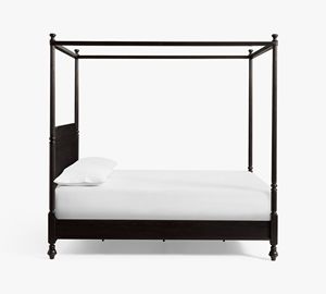 Cama de Panel de Madera Sólida Americana, Clásica, Color Marrón, Estructura de Madera, Tamaño King/Queen, Muebles de Dormitorio Vintage - Product Image 3
