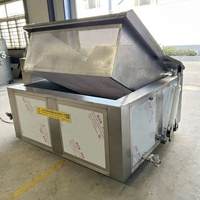 Cuisinière à vapeur en nid d'abeille populaire en Asie du Sud-Est, équipement à basculement automatique pour pieds de porc, poulet entier, et toutes sortes de produits d'abattage de canard