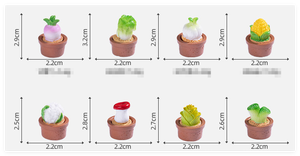 Pot de fleurs en résine pour plantes succulentes, cactus et légumes, terrarium, vente chaude, nouveau kit de bricolage, mini-maison de poupée, jardinage, aménagement paysager - Product Image 4