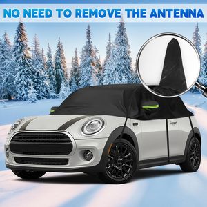 Funda Protectora para Techo de Auto, Resistente al Viento, Polvo y Rayos UV, Cubre tu Parabrisas y Techo, Funda Oxford para la Mitad del Auto - Product Image 3