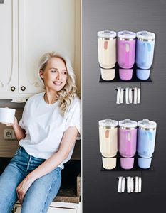 Organizador Magnético para Botellas de Agua, para Vasos Stanley de 40 y 30 oz, Soporte Magnético para Vasos, para Refrigerador, Cocina, Estante de Almacenamiento para Vasos - Product Image 6