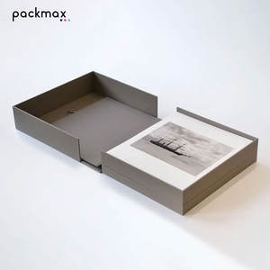 Boîte rigide écologique haut de gamme en forme de coquille, fabriquée à partir de matériaux recyclés, pour cadeaux et artisanat - Product Image 2