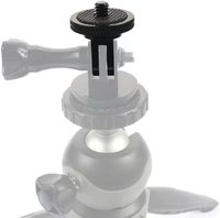 Adaptateur de montage GoPro à vis 1/4, support de conversion en aluminium pour caméras d'action Hero 13 12 DJI Osmo 6 5 Pro 4 Insta360 Go Ultra
