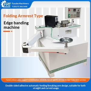 Máquina de canteado de madera con brazo oscilante para formas especiales, recorte de decoración del hogar, líneas curvas y rectas, automática, para cintas de canteado rotas - Product Image 1