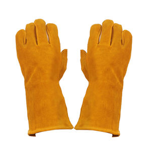 Guantes industriales de protección contra impactos de cuero de vaca de alta resistencia Guantes de trabajo de soldadura cómodos - Product Image 5
