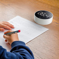 Magnetischer LED-Silent-Timer Digitaler Kunststoff-Küchen-Countdown-Timer Back übung Erinnerung Selbstdisziplin iertes Flip-Dial Wasserdicht